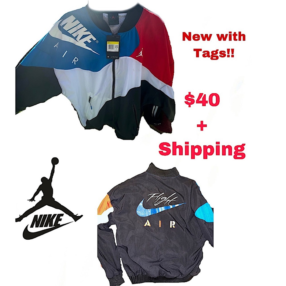 New With Tags Mens Nike Air Bomber Jacket! Size Small
